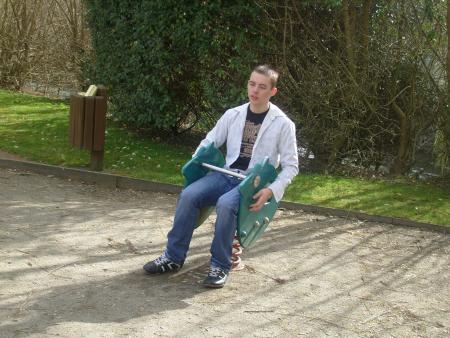Always in the park....